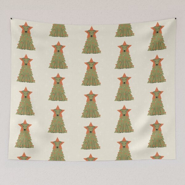 Item preview, Unimpressed Greyhound Christmas Tree Holiday Star designed and sold by zzz888.