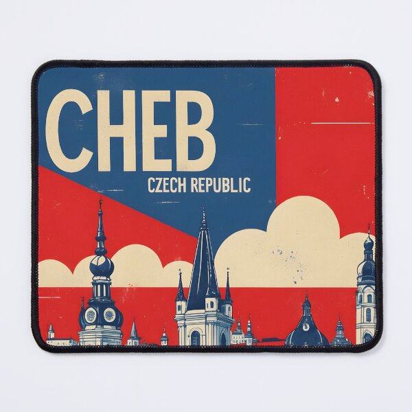 Item preview, Cheb Cezch Republic 1950s Retro Poster Tourism designed and sold by TravelersGems.
