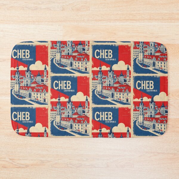 Item preview, Cheb Cezch Republic 1950s Retro Poster Tourism designed and sold by TravelersGems.