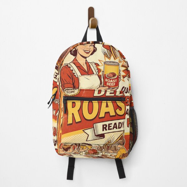 Item preview, Taste the Tradition: Retro Roast Beef Ad Revival designed and sold by ForeverPrintsOK.