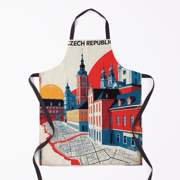 Item preview, Chomutov Cezch Republic 1950s Retro Poster Tourism designed and sold by TravelersGems.