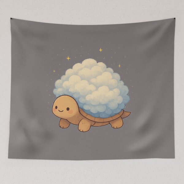 Item preview, Cute Cloud Turtle T-Shirt – Kawaii Sky Shell Aesthetic Cute Turtle Tee designed and sold by KDesignCrafts.
