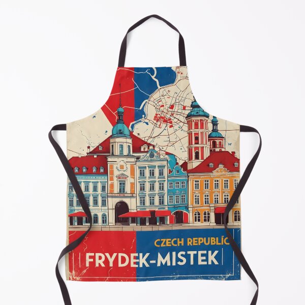 Item preview, Frydek Mistek Cezch Republic 1950s Retro Poster Tourism designed and sold by TravelersGems.