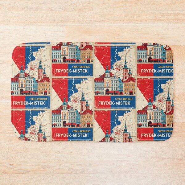 Item preview, Frydek Mistek Cezch Republic 1950s Retro Poster Tourism designed and sold by TravelersGems.