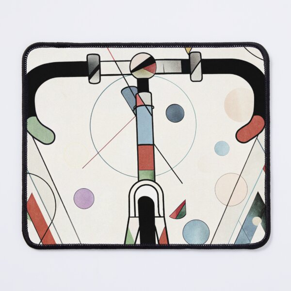 Item preview, Abstract Colorful road bike handle bar art. Kandinsky inspired designed and sold by Pedal Canvas.