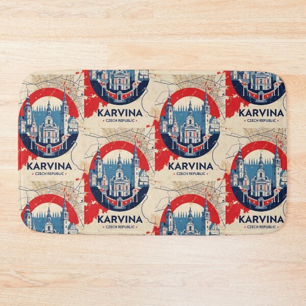 Item preview, Karvina Cezch Republic 1950s Retro Poster Tourism designed and sold by TravelersGems.