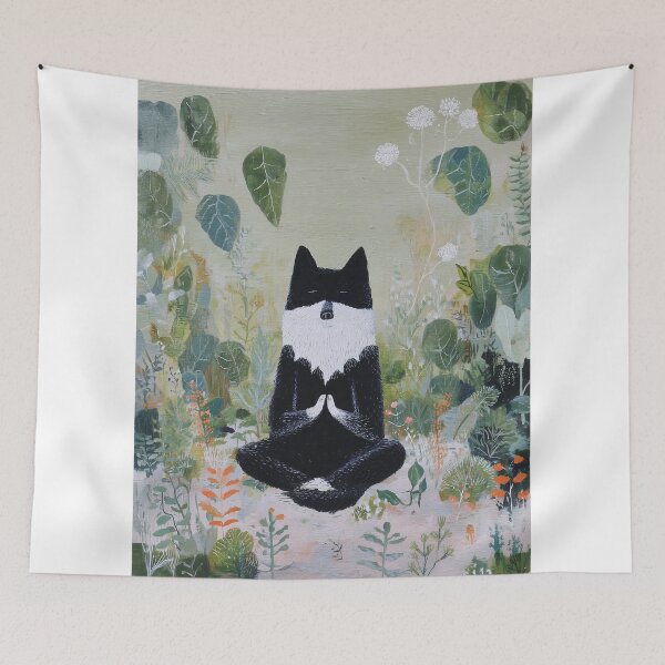Item preview, Meditating wolf Amidst Foliage designed and sold by lautir.