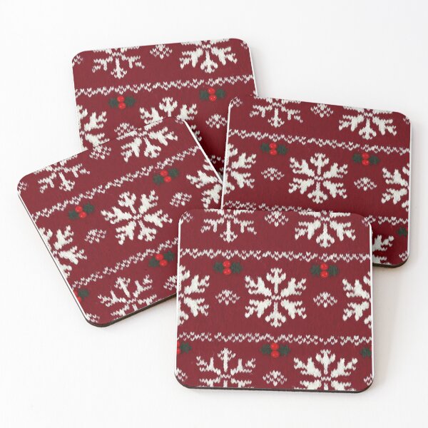 Item preview, Christmas theme, Knitted Fabric-look Texture, Red Background (image size 8320x12480) designed and sold by Digital-Davinci.