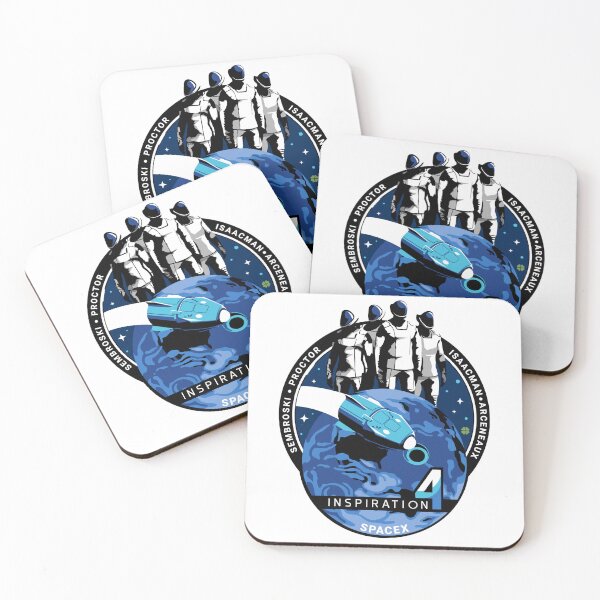 Item preview, SpaceX Inspiration4 All-Civilian Orbital Mission Patch designed and sold by CharlieDesings.