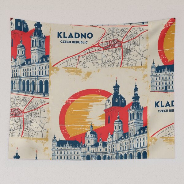 Item preview, Kladno Cezch Republic 1950s Retro Poster Tourism designed and sold by TravelersGems.