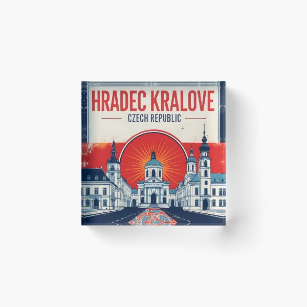 Item preview, Hradec Kralove Cezch Republic 1950s Retro Poster Tourism designed and sold by TravelersGems.