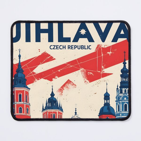 Item preview, Jihlava Cezch Republic 1950s Retro Poster Tourism designed and sold by TravelersGems.