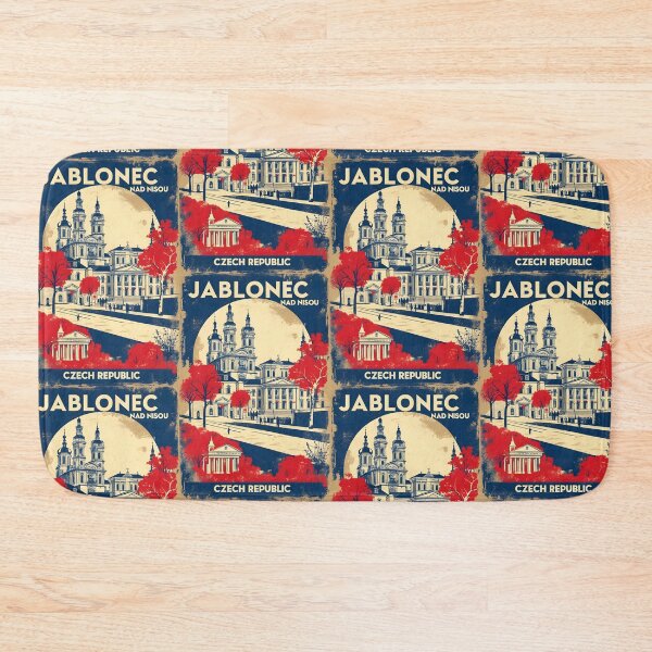 Item preview, Jablonec Nad Nisou Cezch Republic 1950s Retro Poster Tourism designed and sold by TravelersGems.