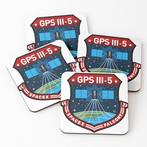Item preview, SpaceX GPS III-5 Launch Mission Patch designed and sold by CharlieDesings.