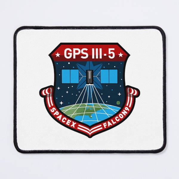 Item preview, SpaceX GPS III-5 Launch Mission Patch designed and sold by CharlieDesings.