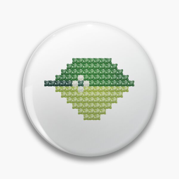 Item preview, cross-stitch of a Japanese White-eye designed and sold by hichili-dori.