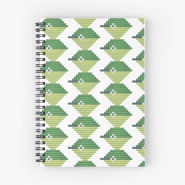 Item preview, cross-stitch of a Japanese White-eye designed and sold by hichili-dori.