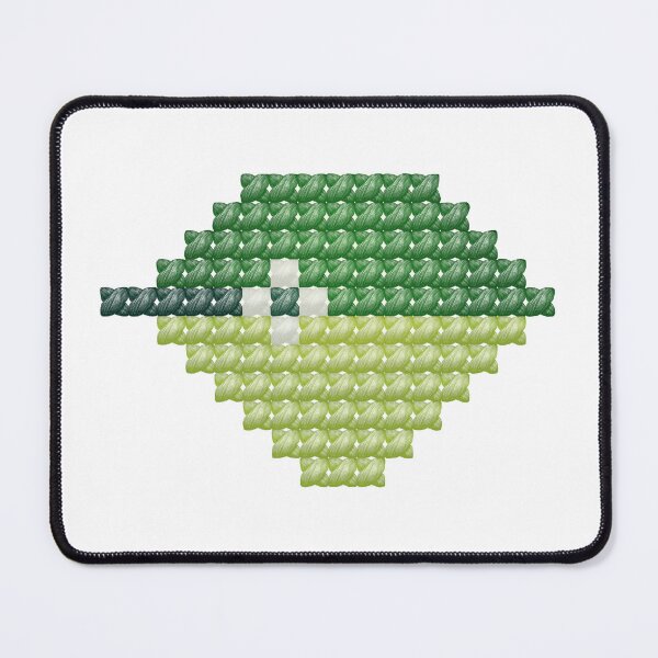 Item preview, cross-stitch of a Japanese White-eye designed and sold by hichili-dori.