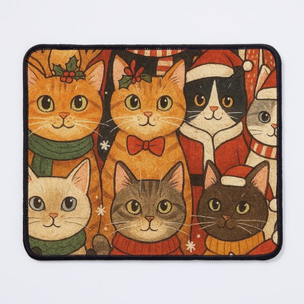 Item preview, Festive Feline Frenzy – Christmas Cats Galore designed and sold by ZEYCAT.