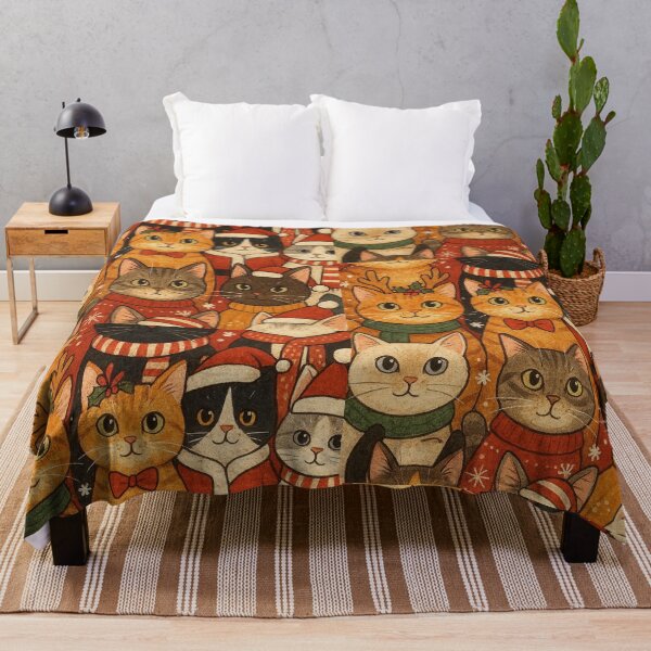 Item preview, Festive Feline Frenzy – Christmas Cats Galore designed and sold by ZEYCAT.