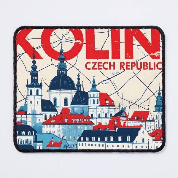 Item preview, Kolin Cezch Republic 1950s Retro Poster Tourism designed and sold by TravelersGems.