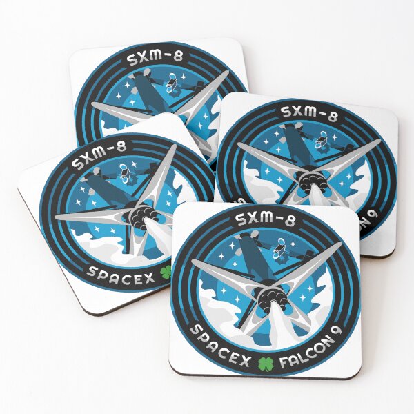 Item preview, SpaceX SXM-8 Geostationary Communications Satellite Launch Patch designed and sold by CharlieDesings.