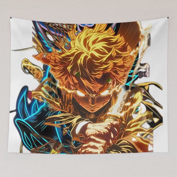 Item preview, Thunderblade Warrior – Dynamic Anime Lightning Art designed and sold by Dyan4.