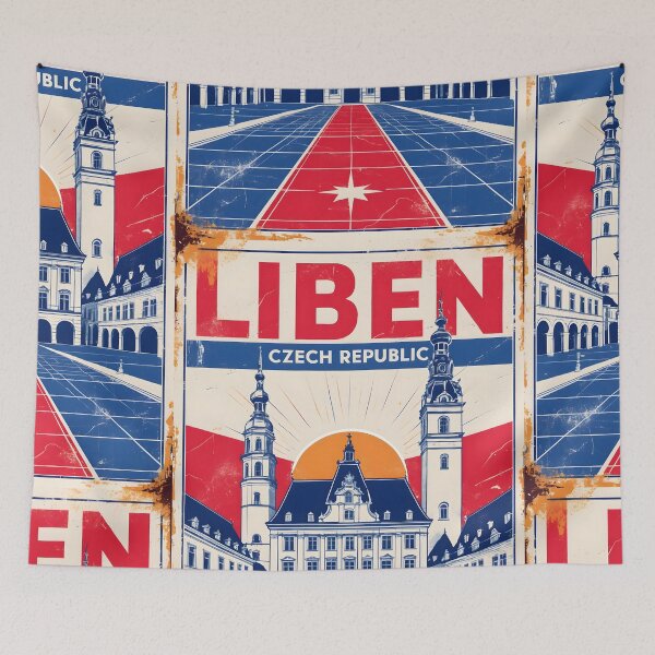 Item preview, Liben Cezch Republic 1950s Retro Poster Tourism designed and sold by TravelersGems.
