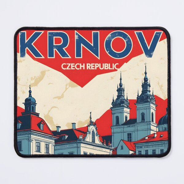 Item preview, Krnov Cezch Republic 1950s Retro Poster Tourism designed and sold by TravelersGems.