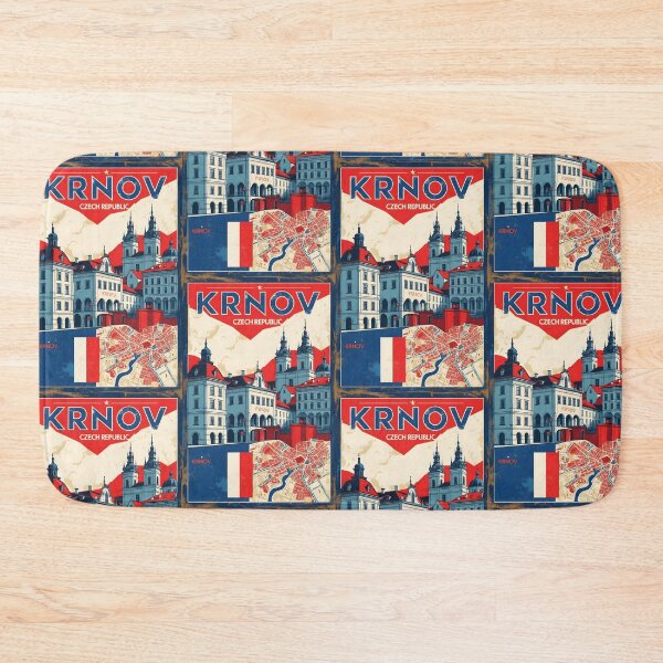 Item preview, Krnov Cezch Republic 1950s Retro Poster Tourism designed and sold by TravelersGems.