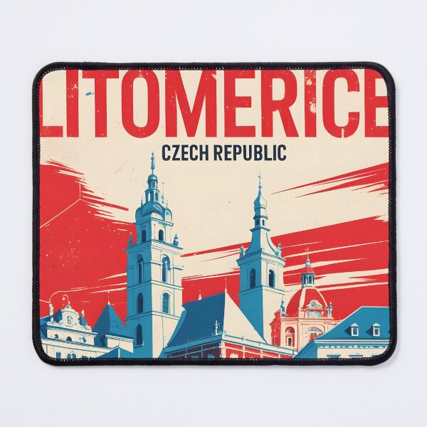 Item preview, Litomerice Cezch Republic 1950s Retro Poster Tourism designed and sold by TravelersGems.