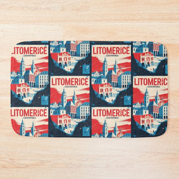 Item preview, Litomerice Cezch Republic 1950s Retro Poster Tourism designed and sold by TravelersGems.