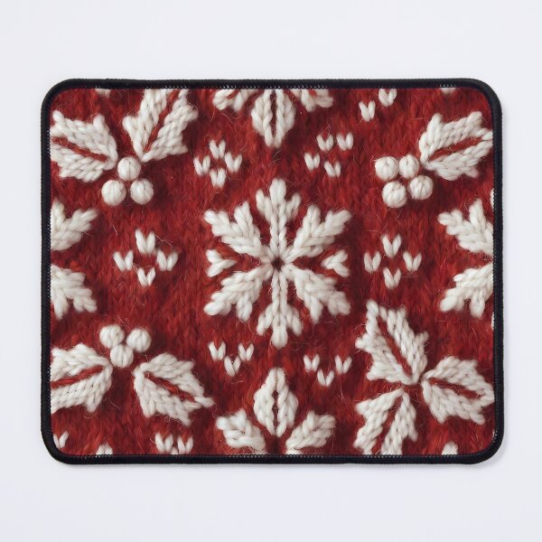 Item preview, Christmas theme, Knitted Fabric-look Texture, Red Background (image size 8320x12480) designed and sold by Digital-Davinci.