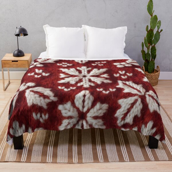 Item preview, Christmas theme, Knitted Fabric-look Texture, Red Background (image size 8320x12480) designed and sold by Digital-Davinci.