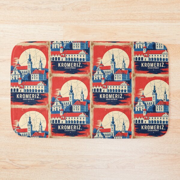 Item preview, Kromeriz Cezch Republic 1950s Retro Poster Tourism designed and sold by TravelersGems.