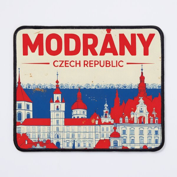 Item preview, Modrany Cezch Republic 1950s Retro Poster Tourism designed and sold by TravelersGems.
