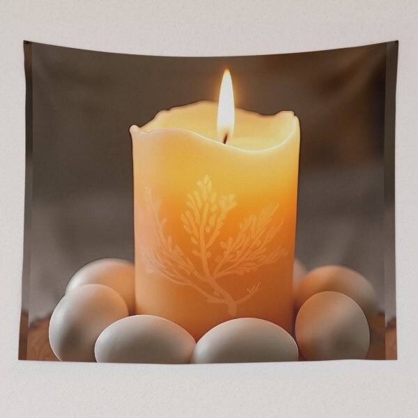 Item preview, Candle and eggs: Easter still lifes designed and sold by Mianku | Für das Leben.