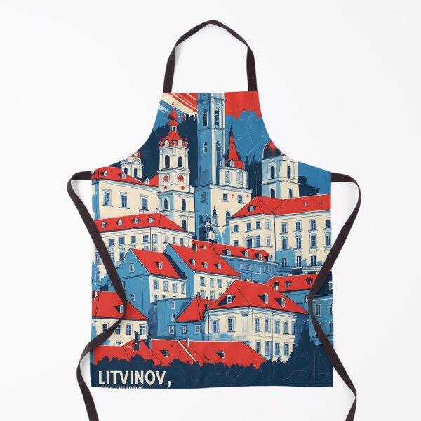 Item preview, Litvinov Cezch Republic 1950s Retro Poster Tourism designed and sold by TravelersGems.
