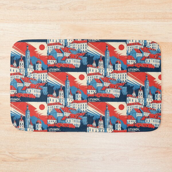 Item preview, Litvinov Cezch Republic 1950s Retro Poster Tourism designed and sold by TravelersGems.
