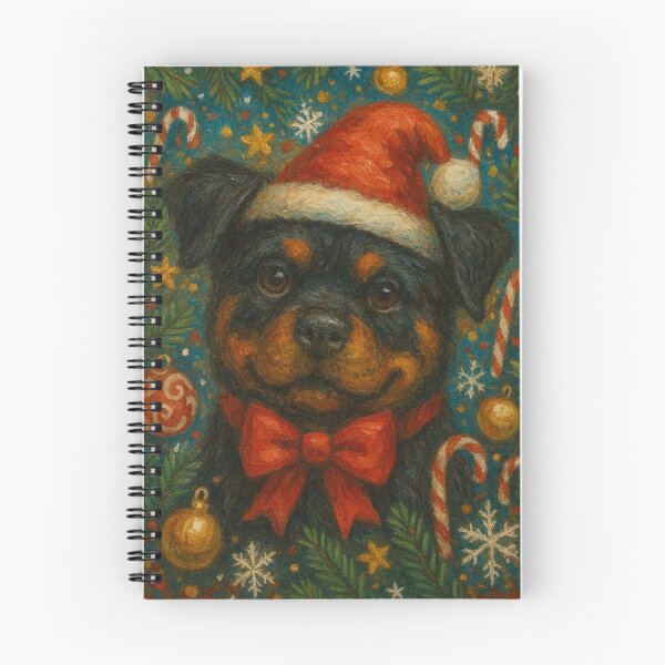 Item preview, Rottweiler Santa Paws Christmas designed and sold by 123ks.