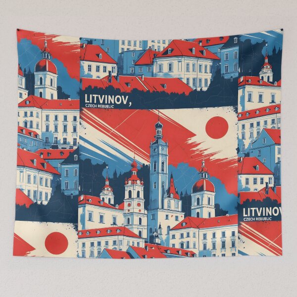 Item preview, Litvinov Cezch Republic 1950s Retro Poster Tourism designed and sold by TravelersGems.