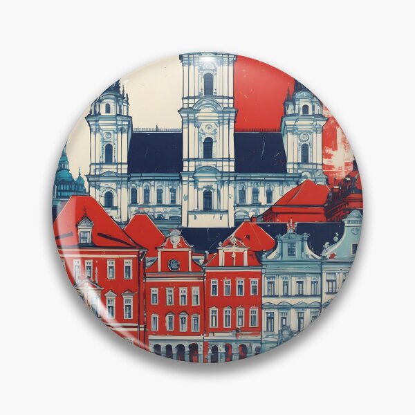 Item preview, Mlada Boleslav Cezch Republic 1950s Retro Poster Tourism designed and sold by TravelersGems.