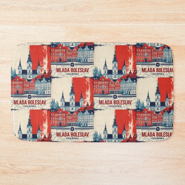 Item preview, Mlada Boleslav Cezch Republic 1950s Retro Poster Tourism designed and sold by TravelersGems.