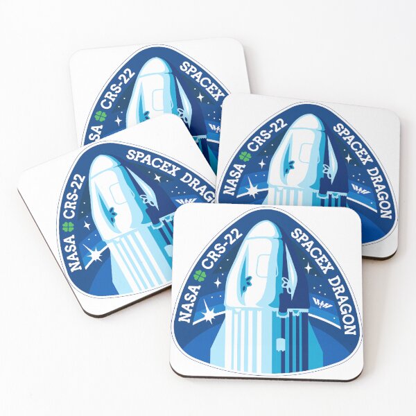 Item preview, NASA SpaceX CRS-22 Cargo Resupply Mission Patch designed and sold by CharlieDesings.
