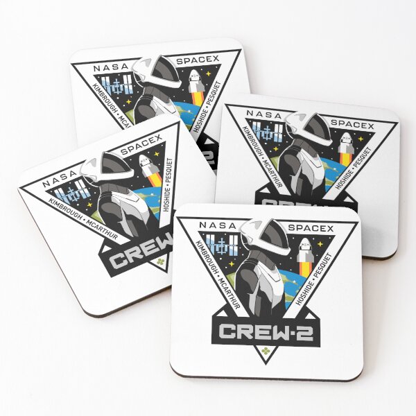 Item preview, NASA SpaceX Crew-2 Mission Patch designed and sold by CharlieDesings.