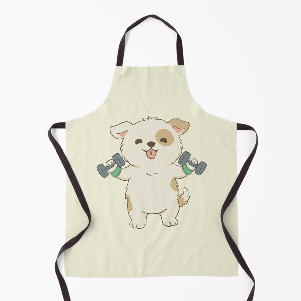 Item preview, Cute Fitness Dog Vector Clipart - Puppy Lifting Dumbbells Illustration designed and sold by Potattoo.