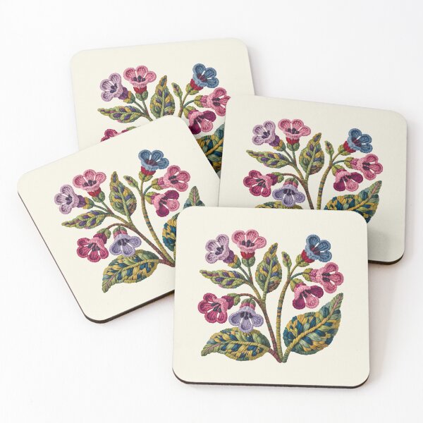Item preview, Rug Hooking-Pulmonaria Whimsical Flowers designed and sold by JessArty ⭐⭐⭐⭐⭐.