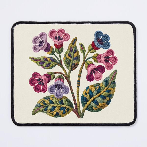 Item preview, Rug Hooking-Pulmonaria Whimsical Flowers designed and sold by JessArty ⭐⭐⭐⭐⭐.