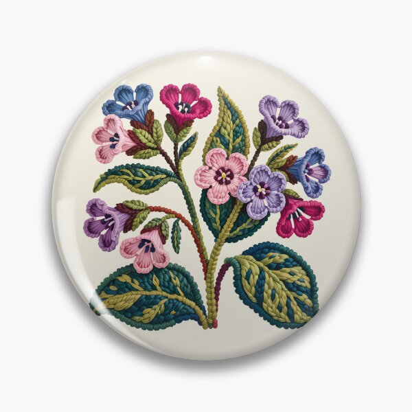 Item preview, Rug Hooking-Pulmonaria Vintage Botanical designed and sold by JessArty ⭐⭐⭐⭐⭐.
