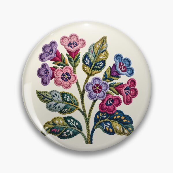 Item preview, Rug Hooking-Pulmonaria Flowers designed and sold by JessArty ⭐⭐⭐⭐⭐.